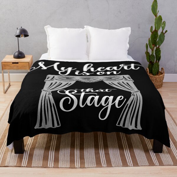 Item preview, My Heart Is On That Stage design For Women Theatre Mom Gift designed and sold by Colorfulman.