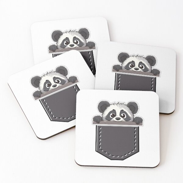 Item preview, Cartoon Panda and Pocket designed and sold by NicolasGlowArt.