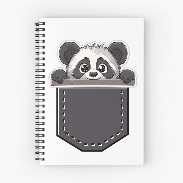 Item preview, Cartoon Panda and Pocket designed and sold by NicolasGlowArt.