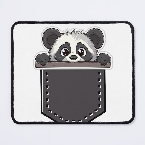 Item preview, Cartoon Panda and Pocket designed and sold by NicolasGlowArt.