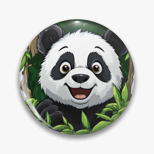 Item preview, Adorable Panda Peeking designed and sold by NicolasGlowArt.