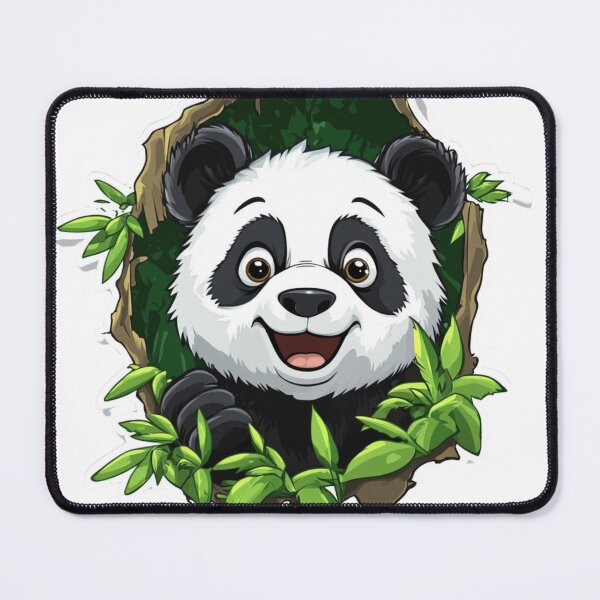 Item preview, Adorable Panda Peeking designed and sold by NicolasGlowArt.