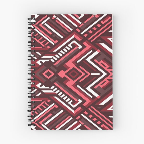 Item preview, Red & White Geomteric pattern designed and sold by adlkh.