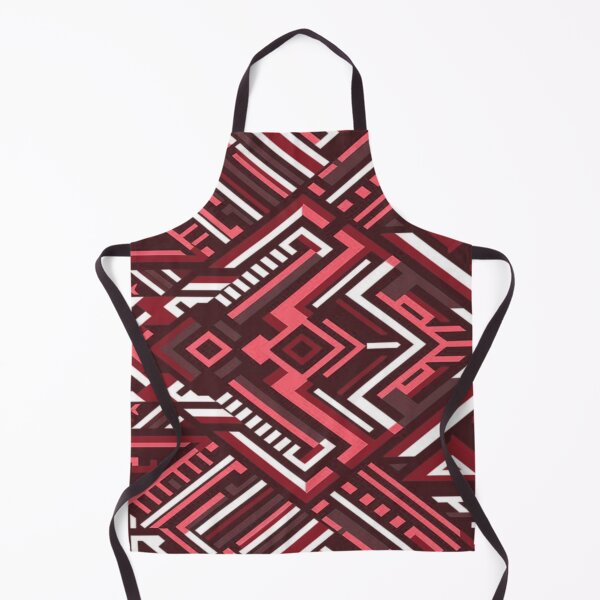Item preview, Red & White Geomteric pattern designed and sold by adlkh.