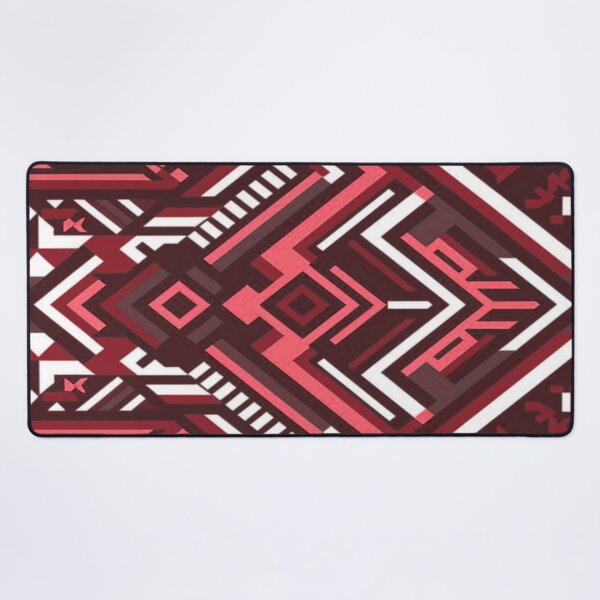 Item preview, Red & White Geomteric pattern designed and sold by adlkh.