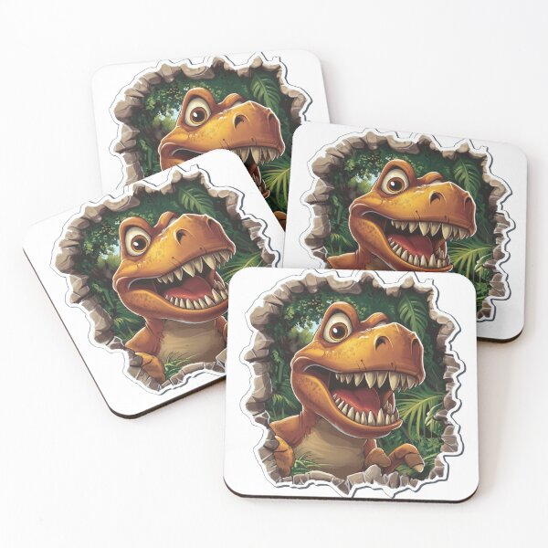Item preview, Dinosaur Peeking designed and sold by NicolasGlowArt.