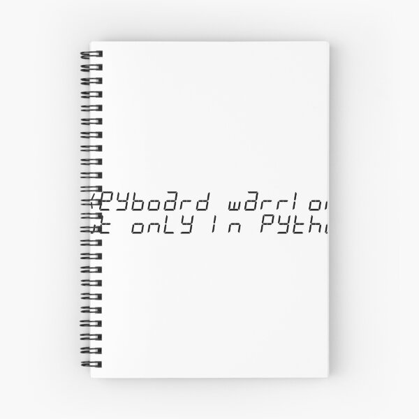 Item preview, Keyboard warrior but only in Python designed and sold by Ninjacatoff.