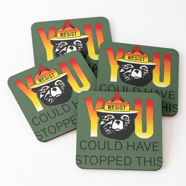Item preview, Smokey the Bear Resist designed and sold by ActuallytheDogs.