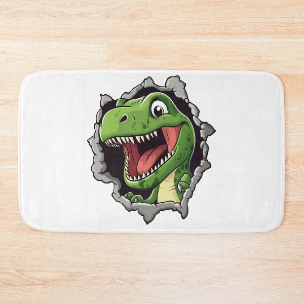 Item preview, Green Dinosaur Peeking designed and sold by NicolasGlowArt.
