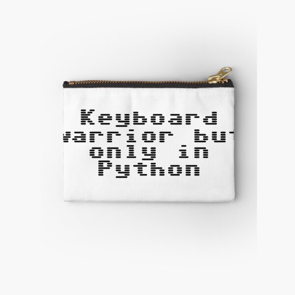 Item preview, Keyboard warrior but only in Python designed and sold by Ninjacatoff.