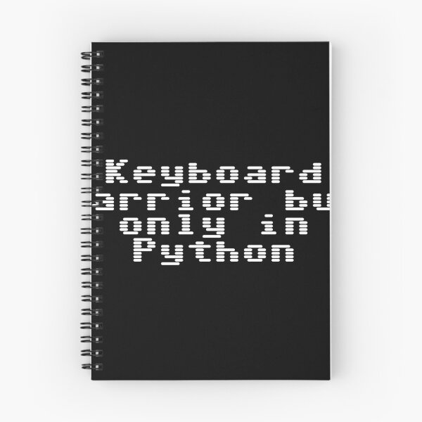 Item preview, Keyboard warrior but only in Python designed and sold by Ninjacatoff.