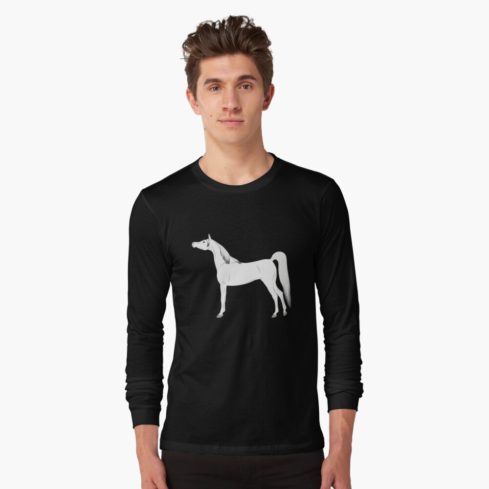 Aperçu de l'œuvre T-shirt manches longues créée et vendue par WebEquitation.