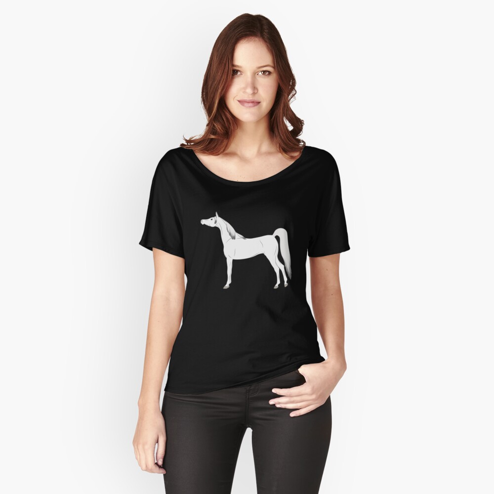 Aperçu de l'œuvre T-shirt coupe relax créée et vendue par WebEquitation.
