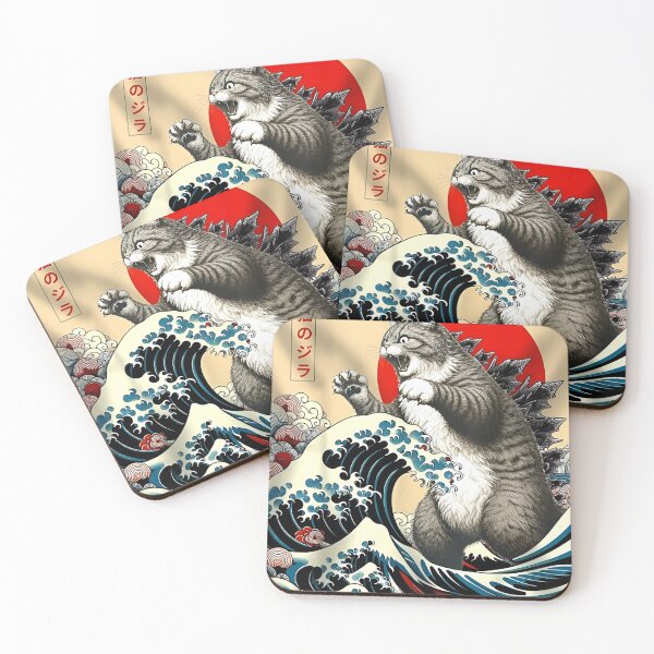 Item preview, Godzilla Cat Funny designed and sold by KOB-DESIGN ⭐⭐⭐⭐⭐.