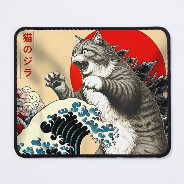 Item preview, Godzilla Cat Funny designed and sold by KOB-DESIGN ⭐⭐⭐⭐⭐.