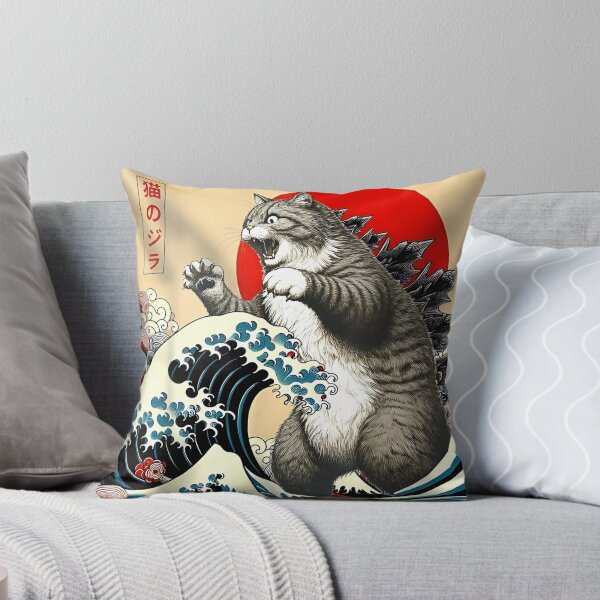 Item preview, Godzilla Cat Funny designed and sold by KOB-DESIGN ⭐⭐⭐⭐⭐.