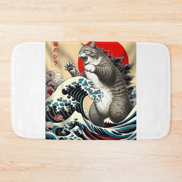 Item preview, Godzilla Cat Funny designed and sold by KOB-DESIGN ⭐⭐⭐⭐⭐.