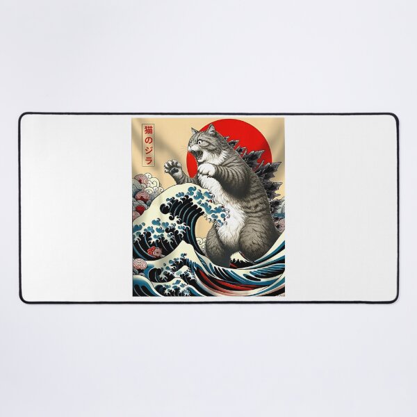 Item preview, Godzilla Cat Funny designed and sold by KOB-DESIGN ⭐⭐⭐⭐⭐.