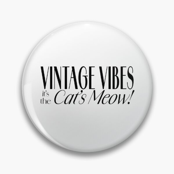Item preview, Vintage Vibes It's the Cat's Meow Funny 1920s Era slang Typographic Design gift for Vintage style lovers T-Shirt designed and sold by trefail.