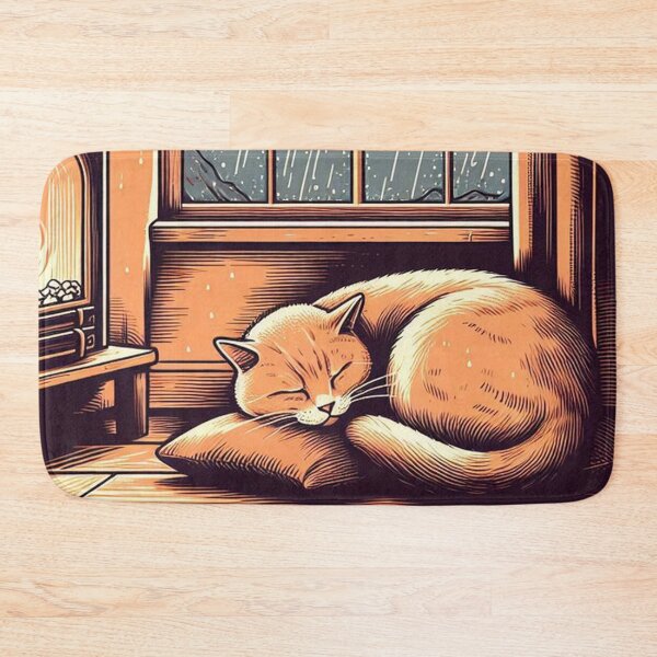 Item preview, Feline Fireside Bliss! designed and sold by Meemaart.