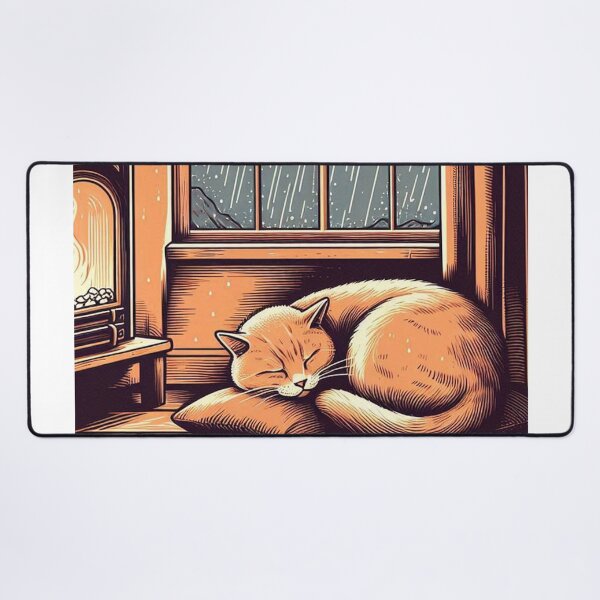 Item preview, Feline Fireside Bliss! designed and sold by Meemaart.