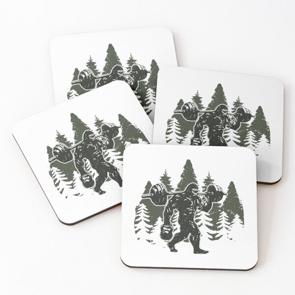 Item preview, Bigfoot Weight Lifting Funny Sasquatch Gym Workout  Bigfoot Weight Training -  Athletic Blend  designed and sold by MotivaChic.