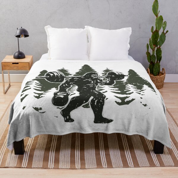 Item preview, Bigfoot Weight Lifting Funny Sasquatch Gym Workout  Bigfoot Weight Training -  Athletic Blend  designed and sold by MotivaChic.