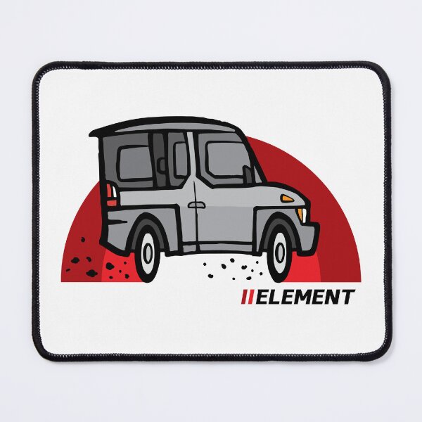 Aperçu de l'œuvre HONDA ELEMENT Argent créée et vendue par SKULLUXE.