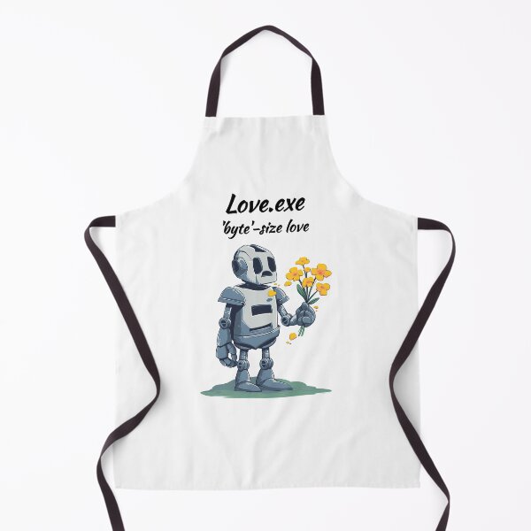 Item preview,  "Love.exe: 'byte'-size love" funny robot love design designed and sold by TR_fairydesigns.