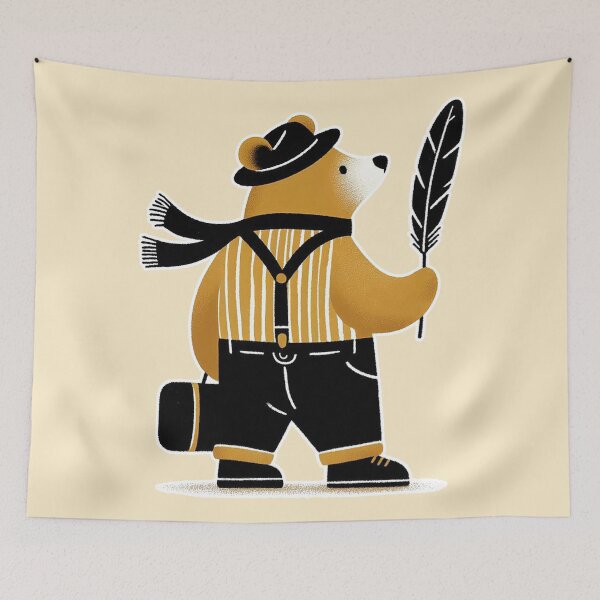 Item preview, The Traveling Bear Writer designed and sold by zzz888.