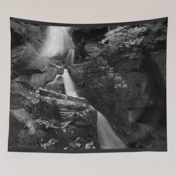 Item preview, Lumsdale Falls BW designed and sold by Alisonchambers2.