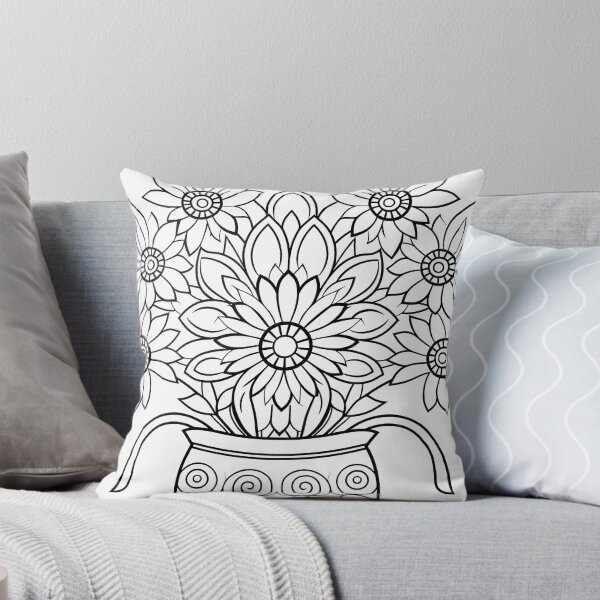 Item preview, Flower Design #71 Coloring Page Pattern  designed and sold by DavidColoring.