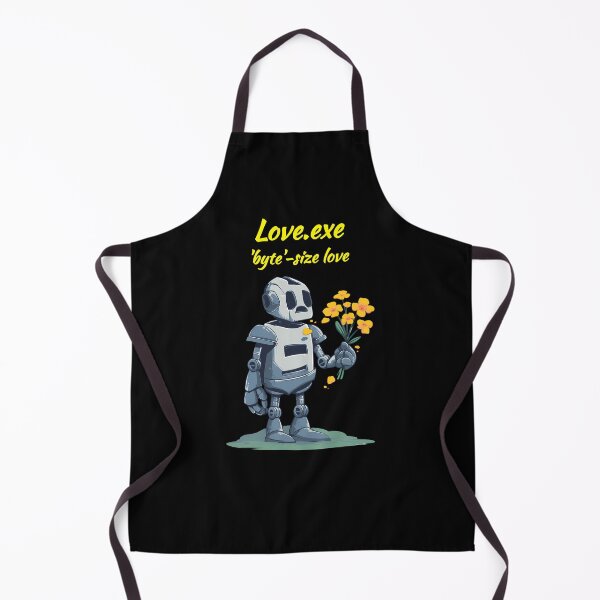 Item preview,  "Love.exe: 'byte'-size love" funny robot love design designed and sold by TR_fairydesigns.
