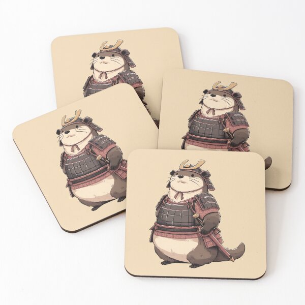 Item preview, Cute Otter Samurai designed and sold by Takeda-art.
