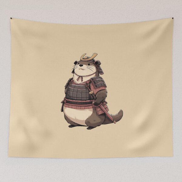 Item preview, Cute Otter Samurai designed and sold by Takeda-art.
