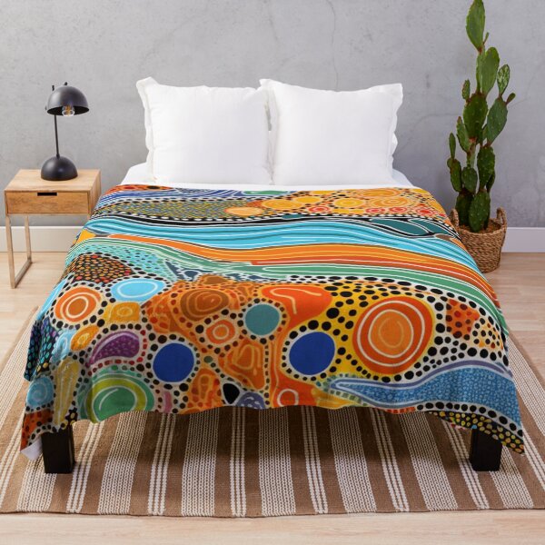 Item preview, Aboriginal Inspired Dot Art - Source Of Water designed and sold by GrinGalore.