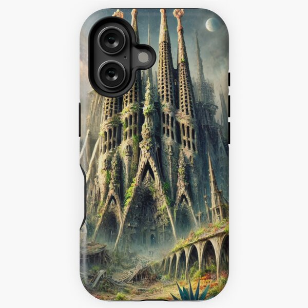 Vista previa del artículo con la obra «Sagrada Familia Mundo de ciencia ficción post-apocalíptico», diseñado y vendido por UniqAttireBrand.