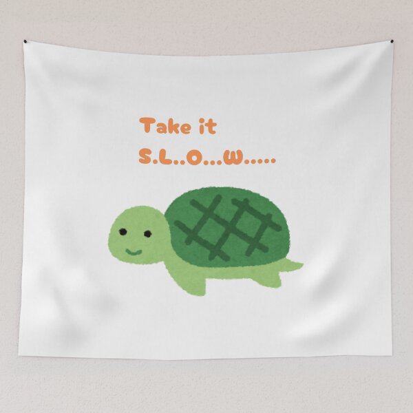 Item preview, Take it Slow Turtle designed and sold by fabartforyou.