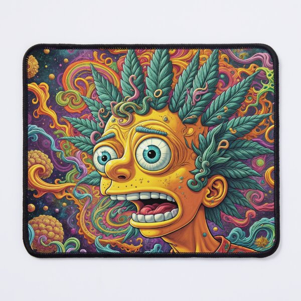 Item preview, Psychedelic Trippy Cannabis - Marijuana Smoke Trippy Design designed and sold by Art-by-Mist.