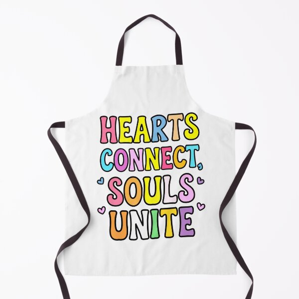 Item preview, Hearts Connect, Souls Unite – Colorful Inspirational Quote designed and sold by Taans-Creation.