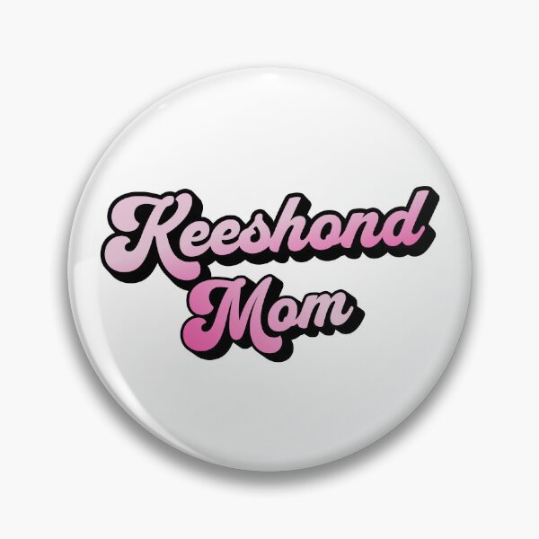 Item preview, Keeshond Mom Retro Vintage Summer Gift designed and sold by Guarddogdrive.
