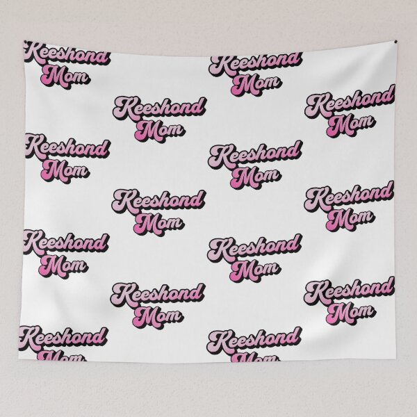 Item preview, Keeshond Mom Retro Vintage Summer Gift designed and sold by Guarddogdrive.
