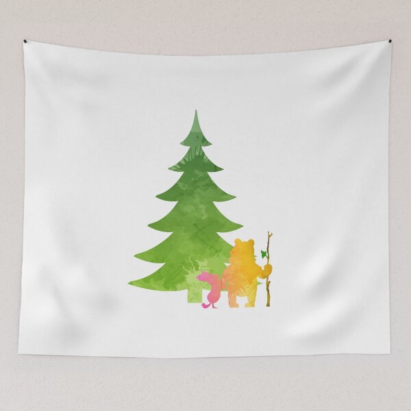 Item preview, Christmas Bear and Pig Inspired Silhouette designed and sold by ShadowsInspired.