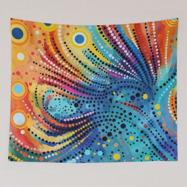 Item preview, Aboriginal Inspired Dot Art - Extraordinary Splash designed and sold by GrinGalore.