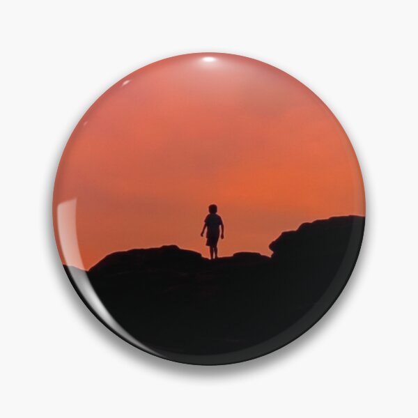 Item preview, Silhouette of a Boy at Sunset designed and sold by Glam-OOTD.