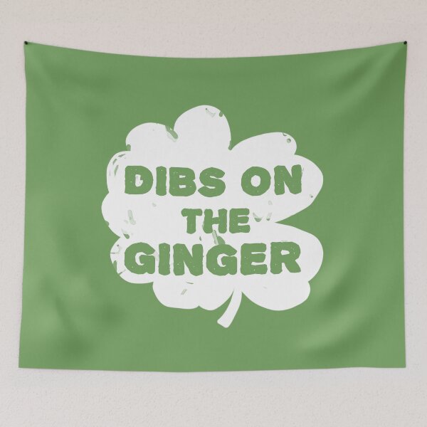 Item preview, Vintage lucky dibs on the Ginger Funny Irish shamrock for St. Patricks Day designed and sold by vibeno1.
