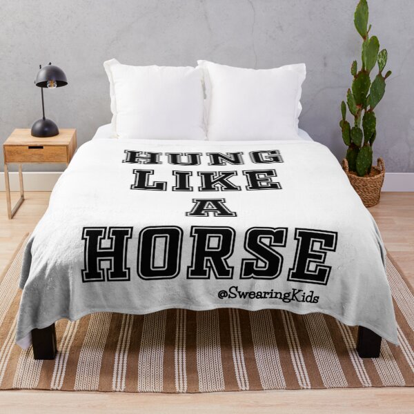 Item preview, Hung like a horse designed and sold by SwearingKids.