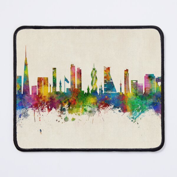 Item preview, Jeddah Saudi Arabia Skyline designed and sold by ArtPrints.