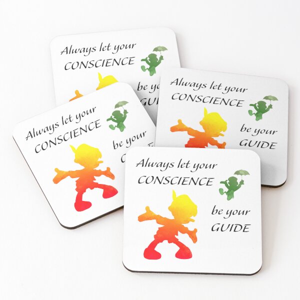 Item preview, Always let your conscience be your guide Inspired Silhouette designed and sold by ShadowsInspired.