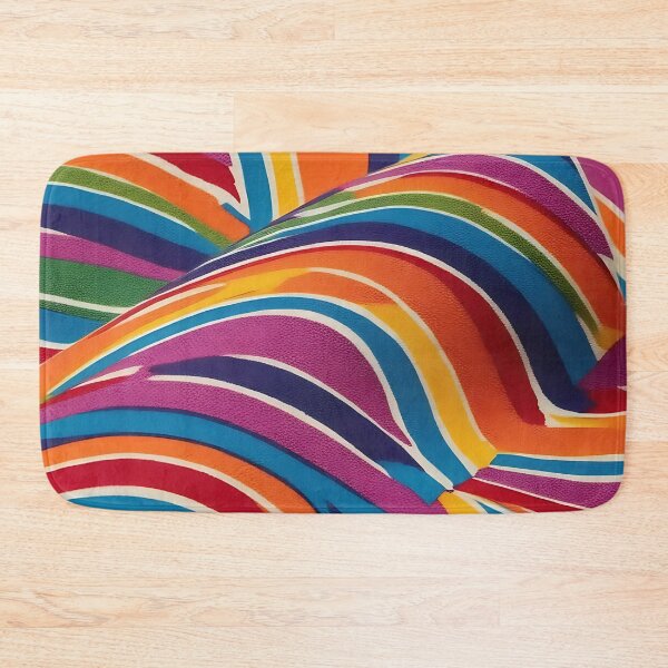 Item preview, Fun Rainbow Fabric Pattern designed and sold by PaperCraftersUk.